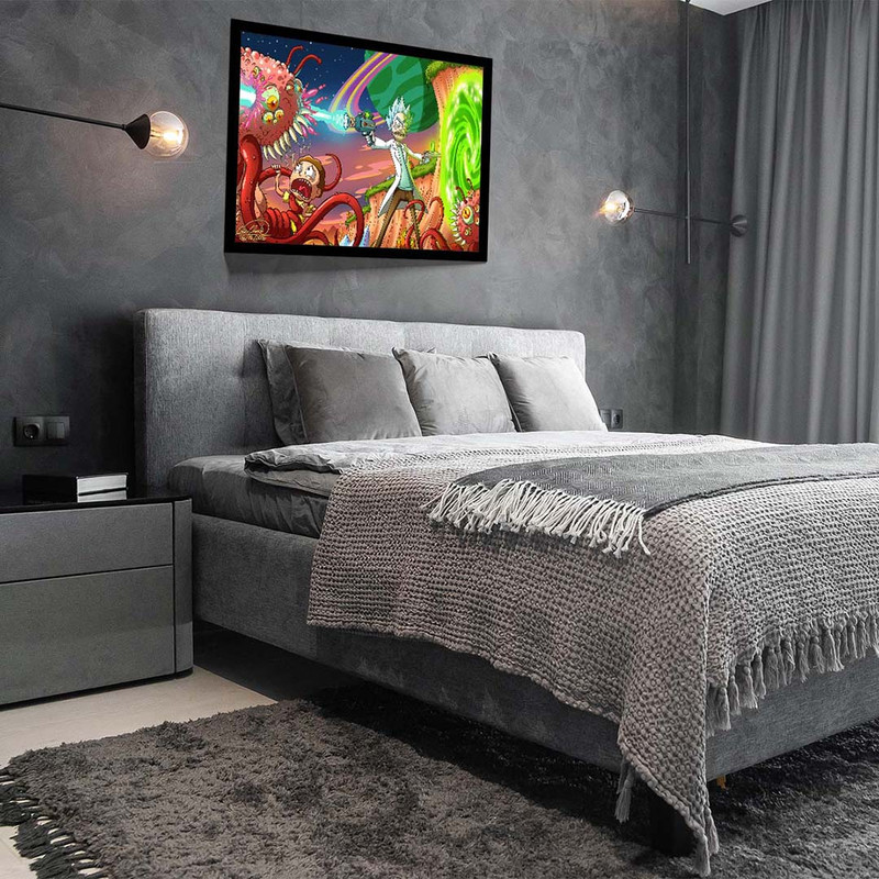 تابلو مدل rick and morty کد F-15033 - Image 5
