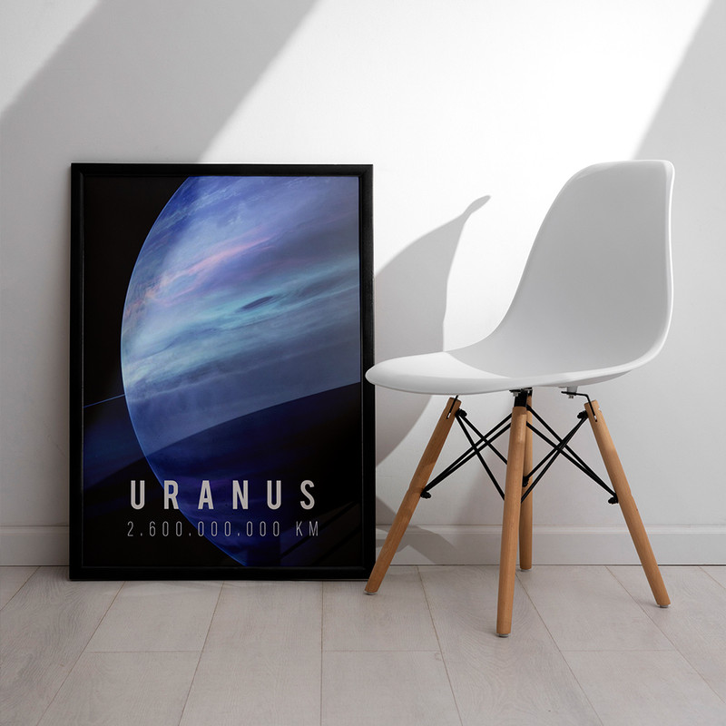 تابلو مدل دیواری طرح سیاره اورانوس Uranus کد FD463 - Image 3