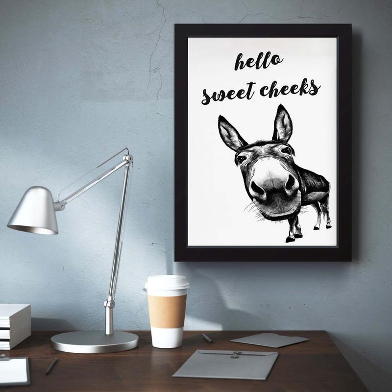 تابلو مدل Hello Sweet Cheeks کد S3016-b - Image 4