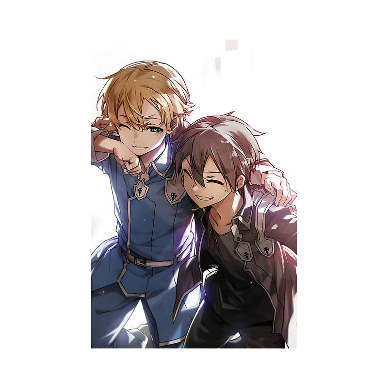 تابلو مدل انیمه کازوتو یوجیو سورد آرت Kazuto Eugeo sword art anime 13 - Image 2