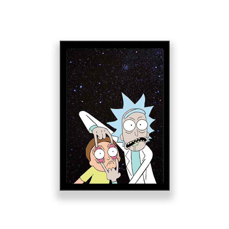 تابلو طرح انیمیشن Rick and Mortyمدل 1