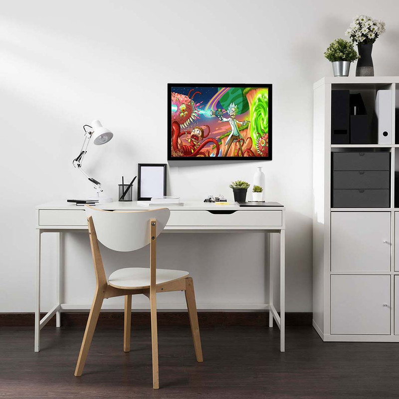 تابلو مدل rick and morty کد F-15033 - Image 2
