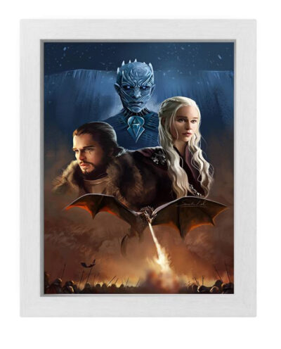 تابلو طرح سریال بازی تاج و تخت مدل game of thrones