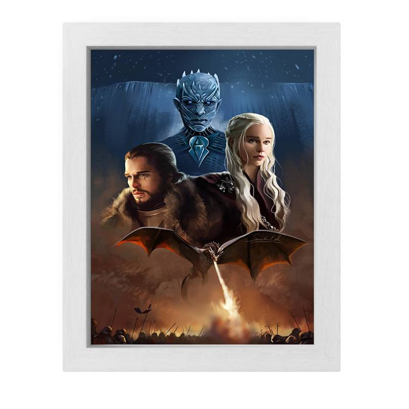 تابلو طرح سریال بازی تاج و تخت مدل game of thrones