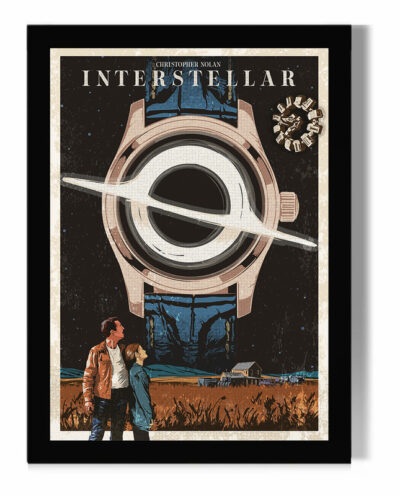 تابلو مدل دیواری طرح فیلم میان ستاره ای Interstellar کد FD151