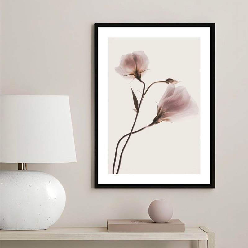 تابلو مدل Pink pastel flower کد 248901357 - Image 2