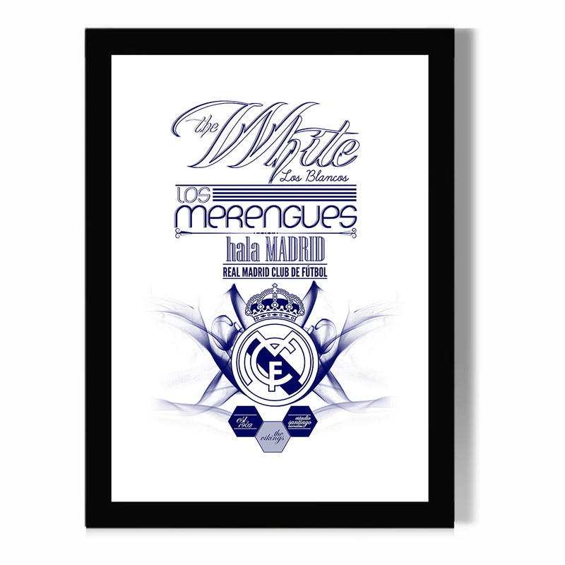 تابلو مدل دیواری طرح رئال مادرید Real Madrid کد FD545