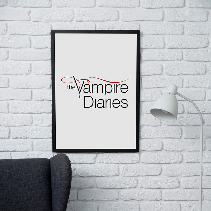 تابلو مدل دیواری طرح سریال خاطرات خون آشام The Vampire Diaries کد FD248 - Image 2