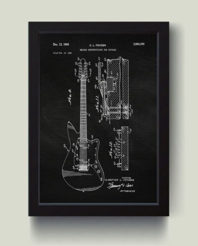 تابلو مدل Electric Guitar کدS1646-b