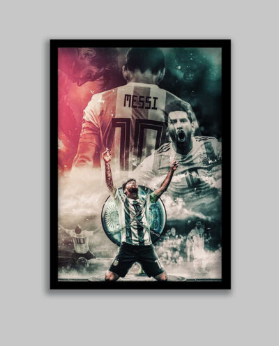 تابلو مدل لیونل مسی Lionel Messi کد LA-G10558-2