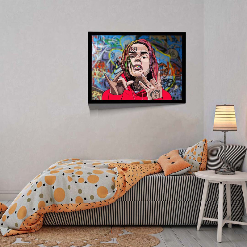 تابلو مدل 6ix9ine کد F-10013 - Image 8