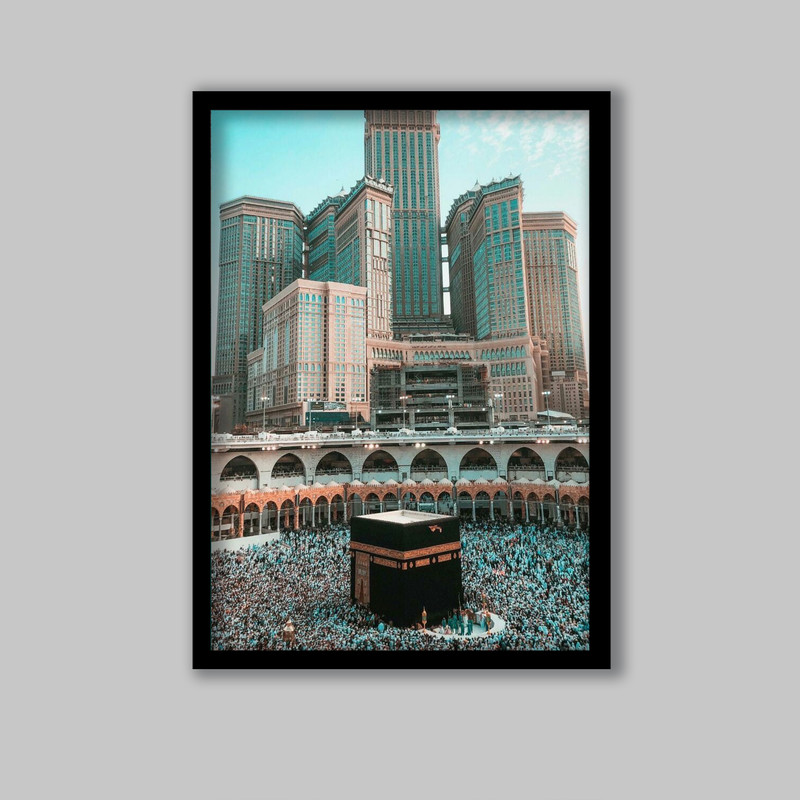 تابلو مدل کعبه مکه کد LA-G10242-2