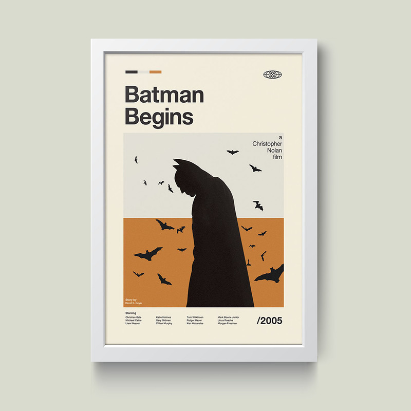 تابلو مدل Batman Begins کدS2519-w