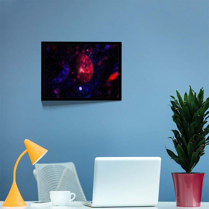 تابلو مدل red skull flowers کد F-15018 - Image 9