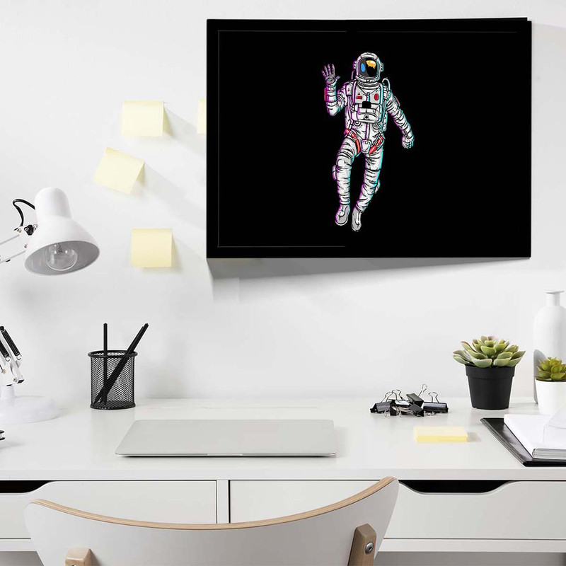 تابلو مدل astronaut waving hand minimal کد F-10047 - Image 6