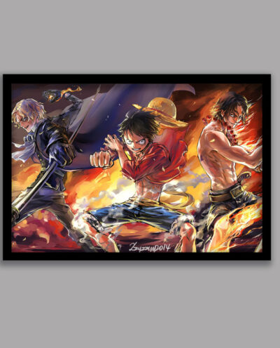 تابلو مدل انیمه وان پیس One Piece کد LA-G10501-2