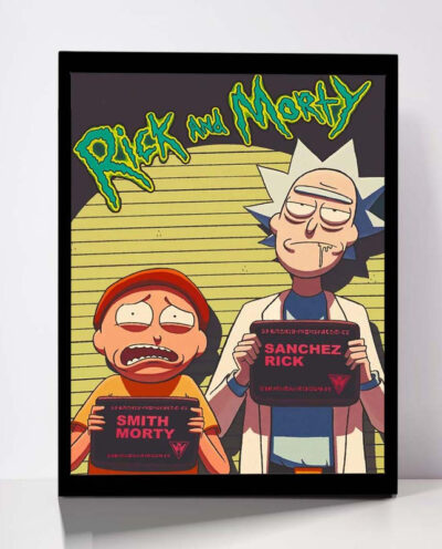 تابلو مدل Rick Morty کد F-1037