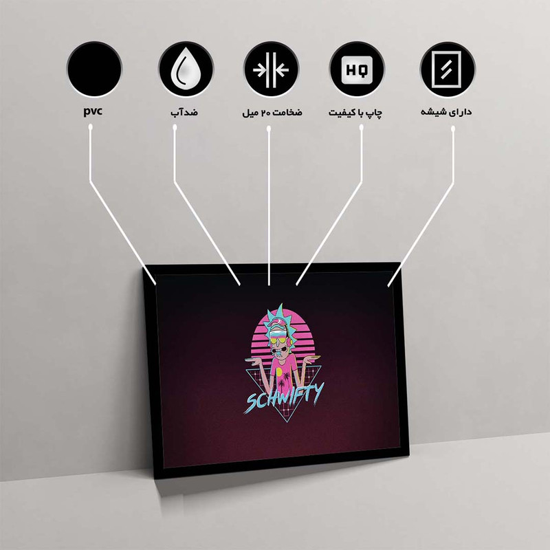 تابلو مدل rick and morty کد F-15027 - Image 10
