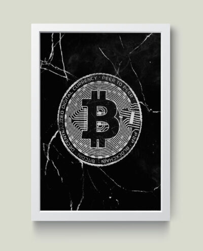 تابلو مدل بیت کوین Bitcoin کد m2676-w
