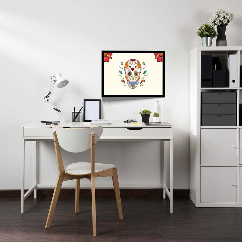 تابلو مدل skull colorful کد F-17006 - Image 2
