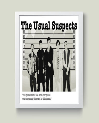 تابلو مدل The Usual Suspects کد m2572-w