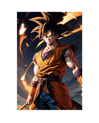 تابلو مدل انیمه گوکو دراگون بال Goku Dragon Ball anime 12
