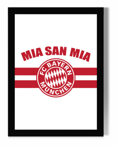تابلو مدل دیواری طرح شعار بایرن مونیخ Bayern Munich کد FD526
