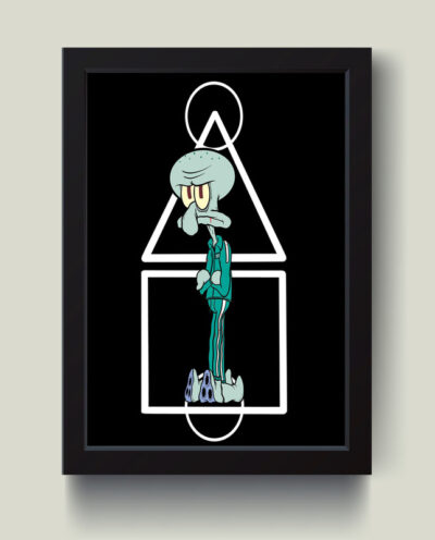 تابلو مدل دکوراتیو اختاپوس squidward کد G7-42