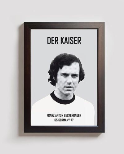 تابلو مدل فوتبالی فرانتس بکن باوئر franz beckenbauer BR068