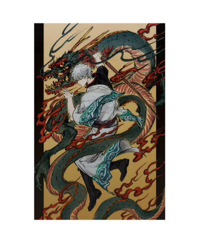 تابلو مدل انیمه ساکاتا گینتوکی گینتاما Sakata Gintoki Gintama anime 05