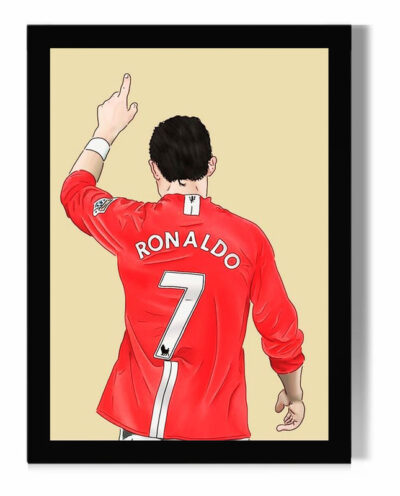 تابلو مدل دیواری طرح رونالدو Ronaldo کد FD442