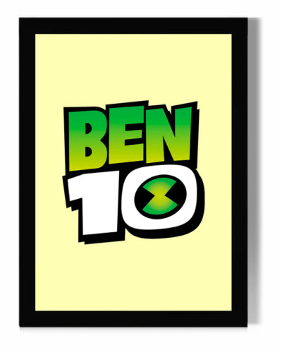 تابلو مدل دیواری طرح لوگو انیمیش بن تن Ben 10 کد FD094