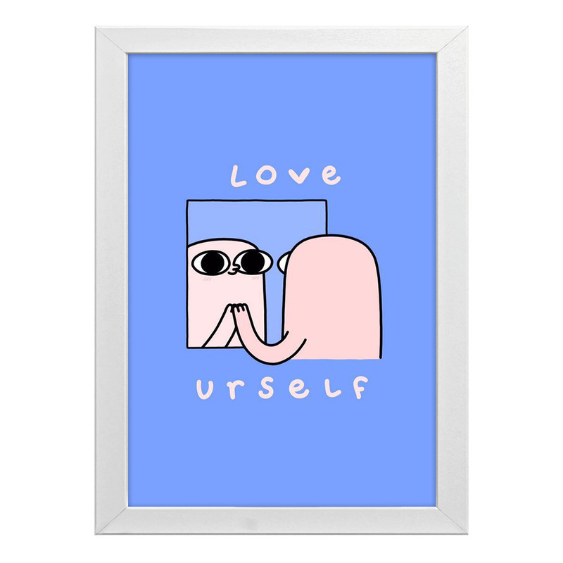 تابلو طرح love yourself کد T124