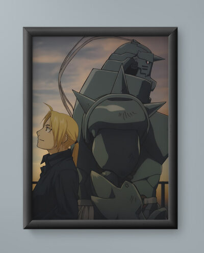 تابلو مدل انیمه ادوارد آلفونس فول متال آلکمیست 10 Edward Alphonse Fullmetal Alchemist anime