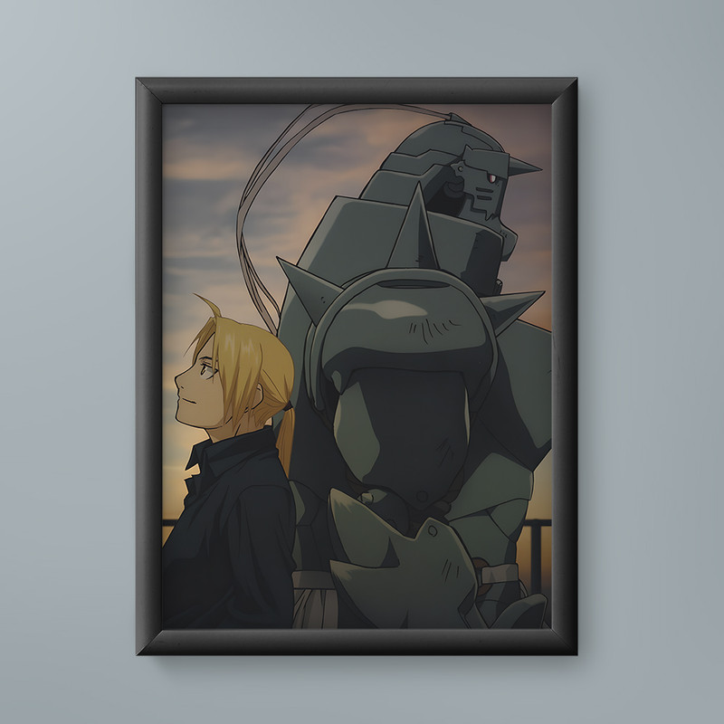 تابلو مدل انیمه ادوارد آلفونس فول متال آلکمیست 10 Edward Alphonse Fullmetal Alchemist anime