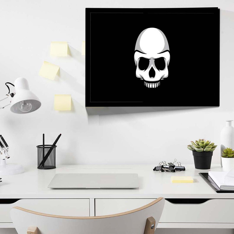 تابلو مدل skull black minimalism کد F-17003 - Image 6