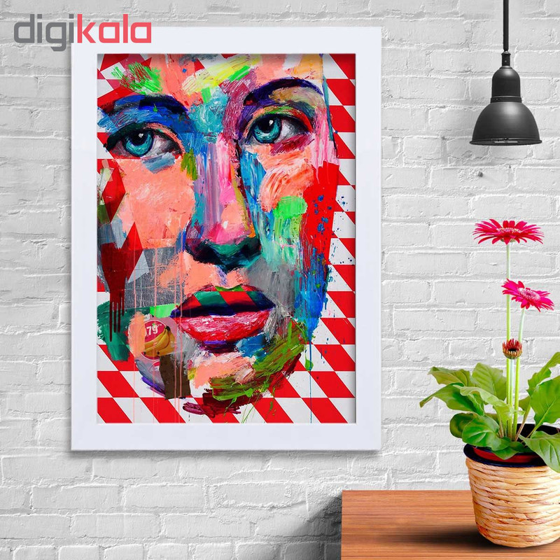 تابلو گالری استاربوی طرح پرتره دختر مدل هنری KL152 - Image 2