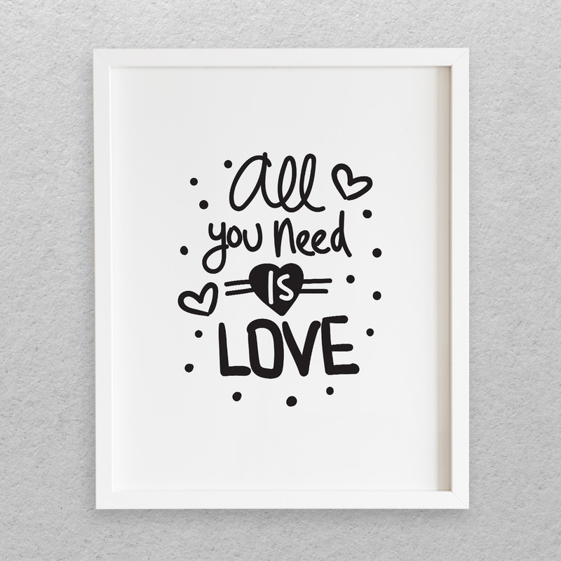 تابلو مدل نوشته انگلیسی طرح LOVE کد 320 - Image 2