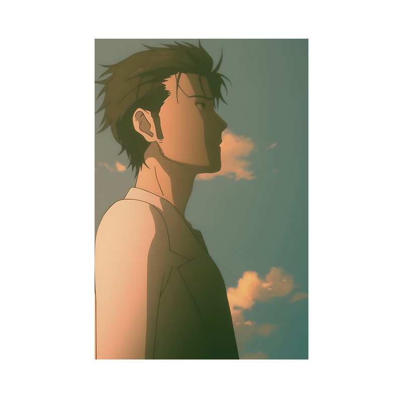 تابلو مدل انیمه رینتارو اوکابه اشتاینز گیت Rintarou Okabe SteinsGate anime 01 - Image 2