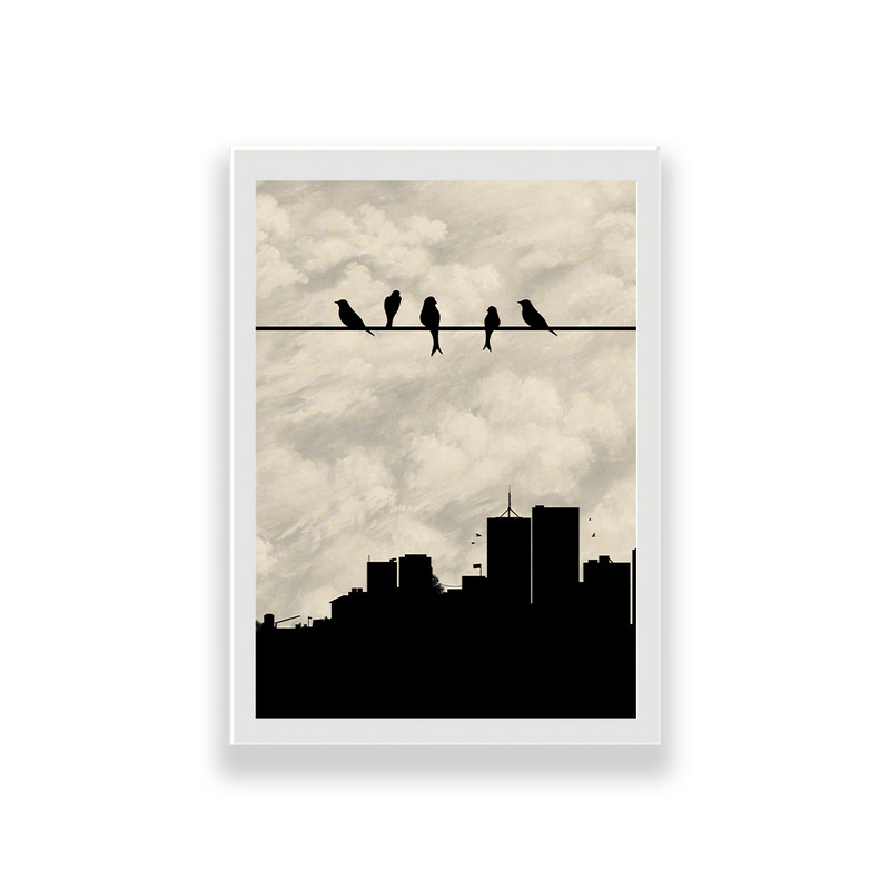 تابلو طرح آسمان شهرمدل 3 - Image 2