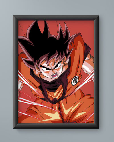 تابلو مدل انیمه گوکو دراگون بال Goku Dragon Ball anime 13
