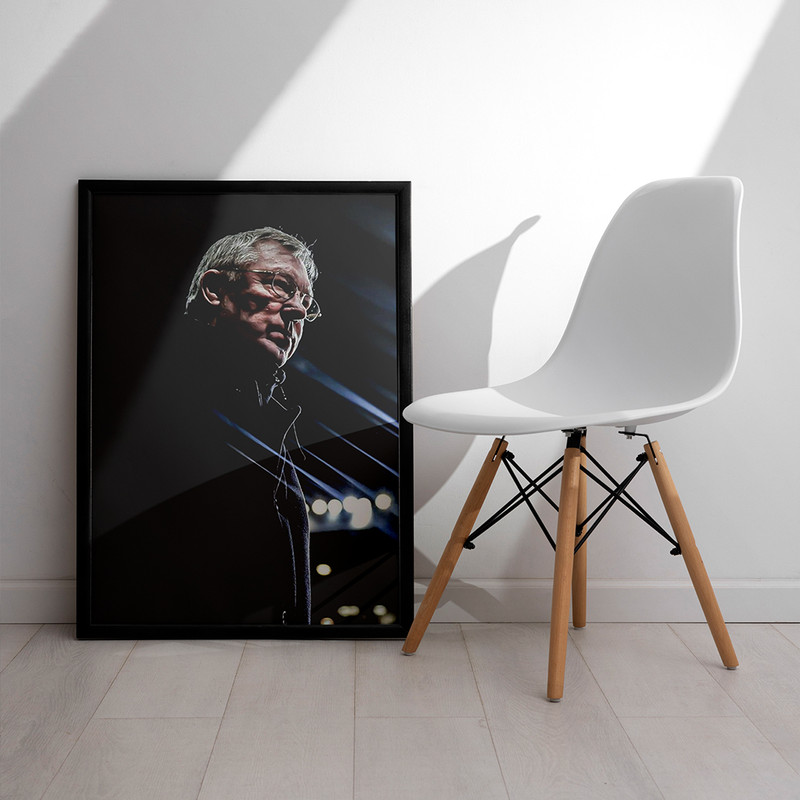 تابلو مدل دیواری طرح الکس فرگوسن Alex Ferguson کد FD560 - Image 3