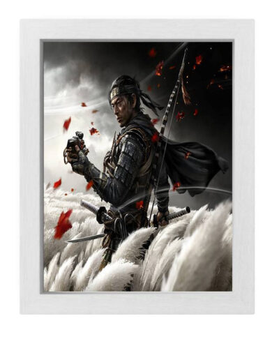 تابلو طرح بازی گوست آو سوشیما شبح سوشیما مدل Ghost Of Tsushima
