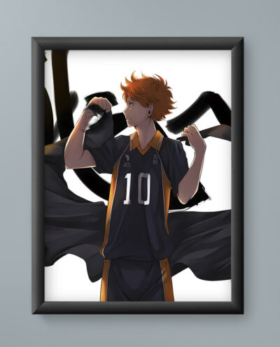 تابلو مدل انیمه شویو هیناتا هایکیو shoyo hinata Haikyu anime 10