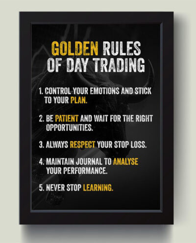 تابلو مدل معامله گر منضبط Trading Rules کد MJ13132