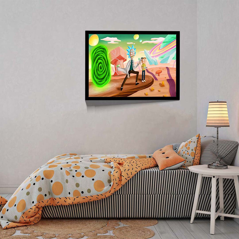 تابلو مدل rick and morty کد F-15032 - Image 8