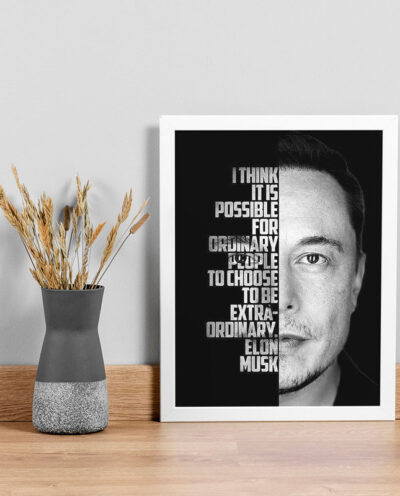 تابلو صبا طرح مدل انگیزشی Elon musk کد G1417w