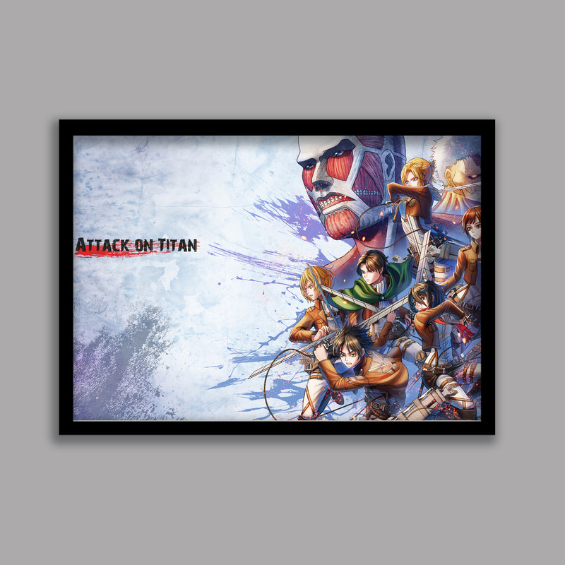 تابلو مدل انیمه اتک آن تایتان Attack on Titan کد LA-G10416-2