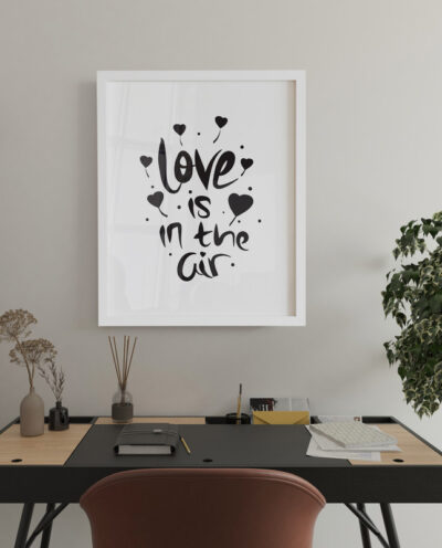 تابلو مدل نوشته انگلیسی طرح LOVE کد 322
