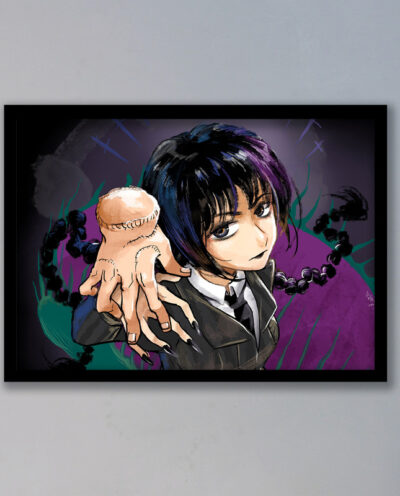 تابلو مدل ونزدی آدامز Wednesday Addams کد LAG10138